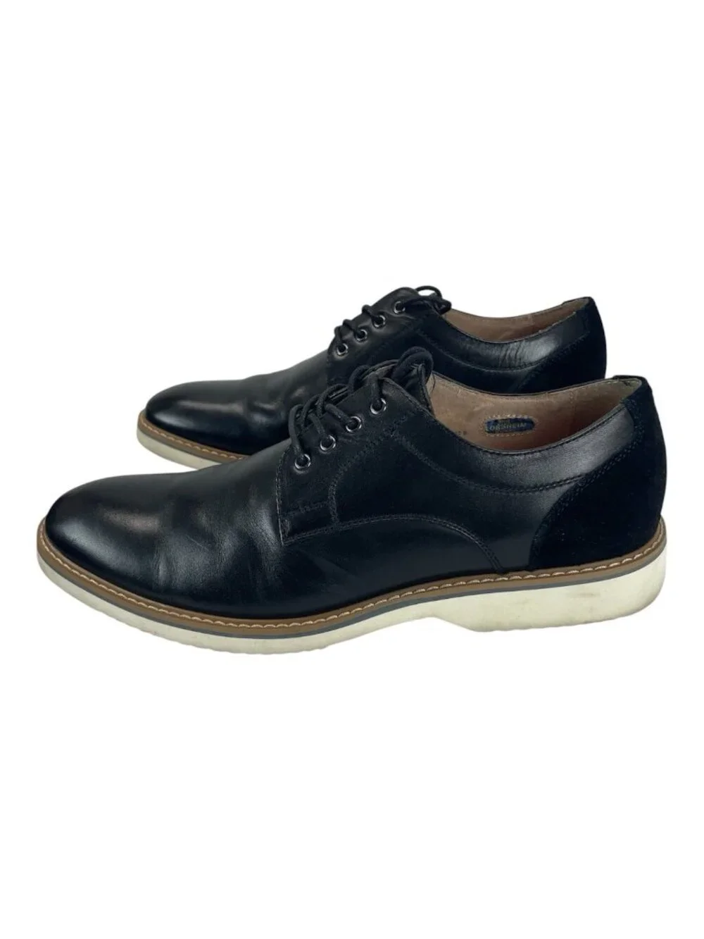 Florsheim Mens Oxford 10D Union Plain Toe Black Full Grain Leather